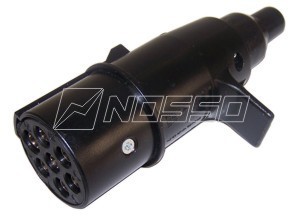 EAN5951 - FICHA MACHO 24V - NEGRO